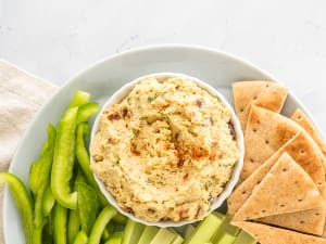 Sun-Dried Tomato-Olive Hummus Recipe