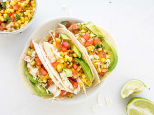 Fish Tacos with Corn Salsa