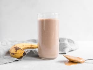 Chocolate Banana Peanut Butter Smoothie