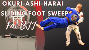 Okuri-ashi-harai (sliding foot sweep) for Jiu-jitsu