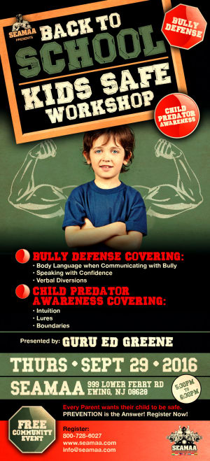 Kids Safe Workshop (Sept 29th)