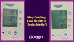 Stop trusting your health to “Social Media”!