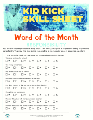 Word of the Month Worksheet September 2022