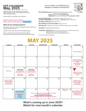 May 2025 Monthly Calendar