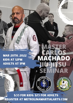 Master Carlos Machado Jiu-jitsu Seminar- 3/20/22