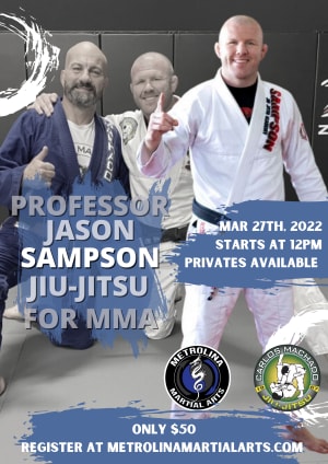 Professor Jason Sampson BJJ for MMA Seminar