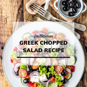 Try This For Lunch Tomorrow: Delicious Greek Chopped Salad Recipe