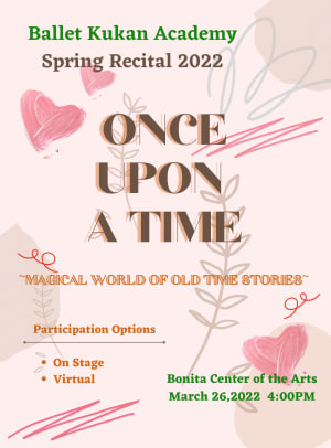 Recital in March 2022!!