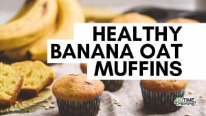 Healthy Banana Oat Muffins