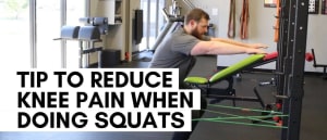 Tip to Reduce Knee Pain When Doing Squats