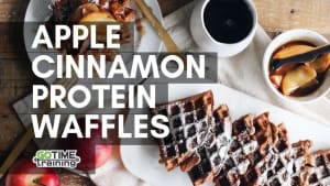 Apple Cinnamon Protein Waffles