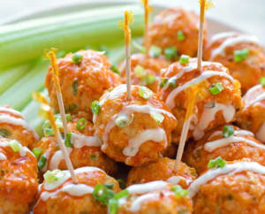 Buffalo Chicken Meatballs