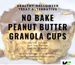 No Bake Peanut Butter Granola Cups Recipe