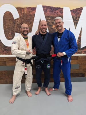 HEAD INSTRUCTOR AARON ESDON RECEIVES BLACK BELT