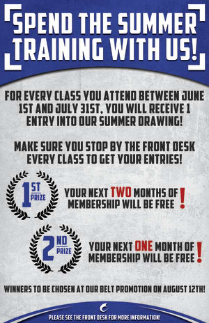 Summer Contest for Crispim BJJ & MMA Team Members