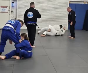 Training Brazilian Jiu-Jitsu in the Evening