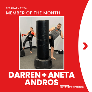 Members of the Month for February 2024 are Aneta and Darren Andros