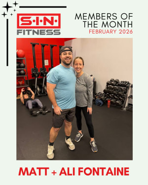 Members of the Month for February are Matt and Ali Fontaine
