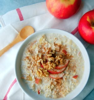 Single Serving Apple Pie Overnight Oats