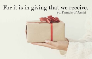 Are you giving or receiving this season?
