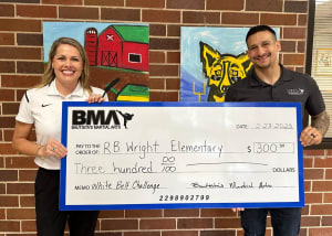 R.B. Wright Elementary White Belt Challenge