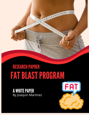 Blog- Research Paper; Fat Blast Program
