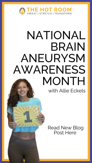 National Brain Aneurysm Awareness Month with Uptown Studio Manager Allie Eckels