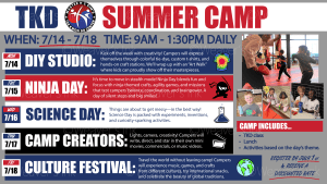 MHCKTKD Summer Camp
