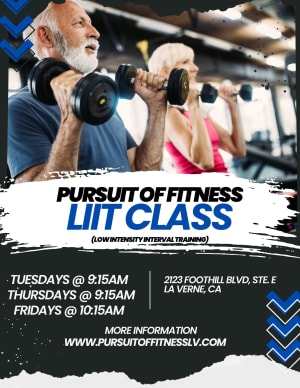 *NEW CLASS ALERT* 45-Min LIIT CLASS (Low Intensity Interval Training)