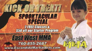 Kids Martial Arts in Escondido - East West MMA SoCal - Martial Arts for Fitness, Confidence and Self-Esteem!