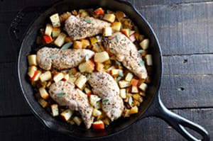 Recipe of the week: Faux Fried Chicken Apple Skillet