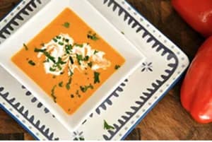 Roasted Red Bell Pepper Soup