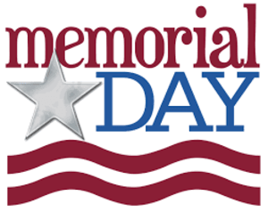 Closed Monday May 30th in Observance of Memorial Day