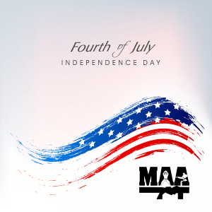 Have a safe and enjoyable Fourth of July Holiday!
