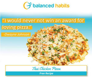 KICKSTART Recipe: Thai Chicken Pizza