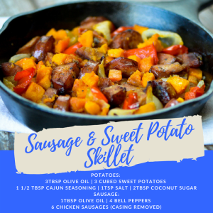 Recipe of the Week: Sausage & Sweet Potato Skillet