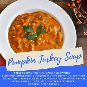 Recipe of the Week: Pumpkin Turkey Soup