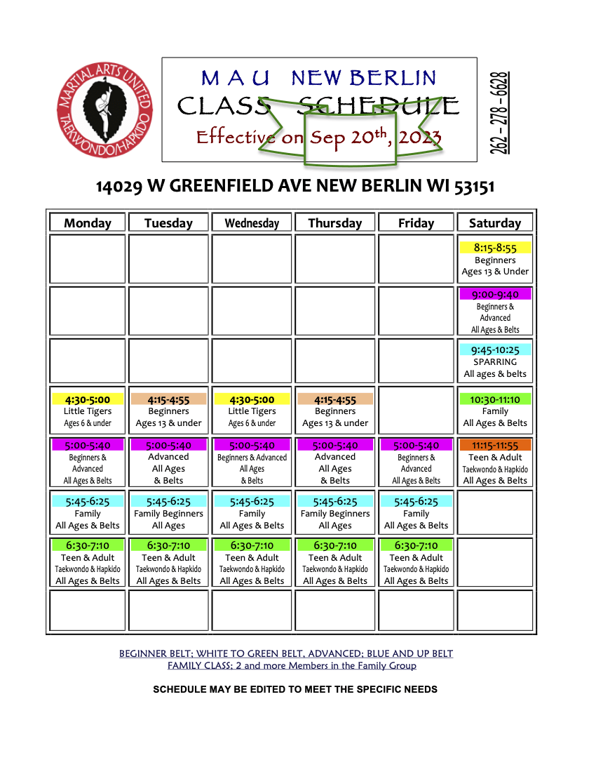 Kids Martial Arts near New Berlin