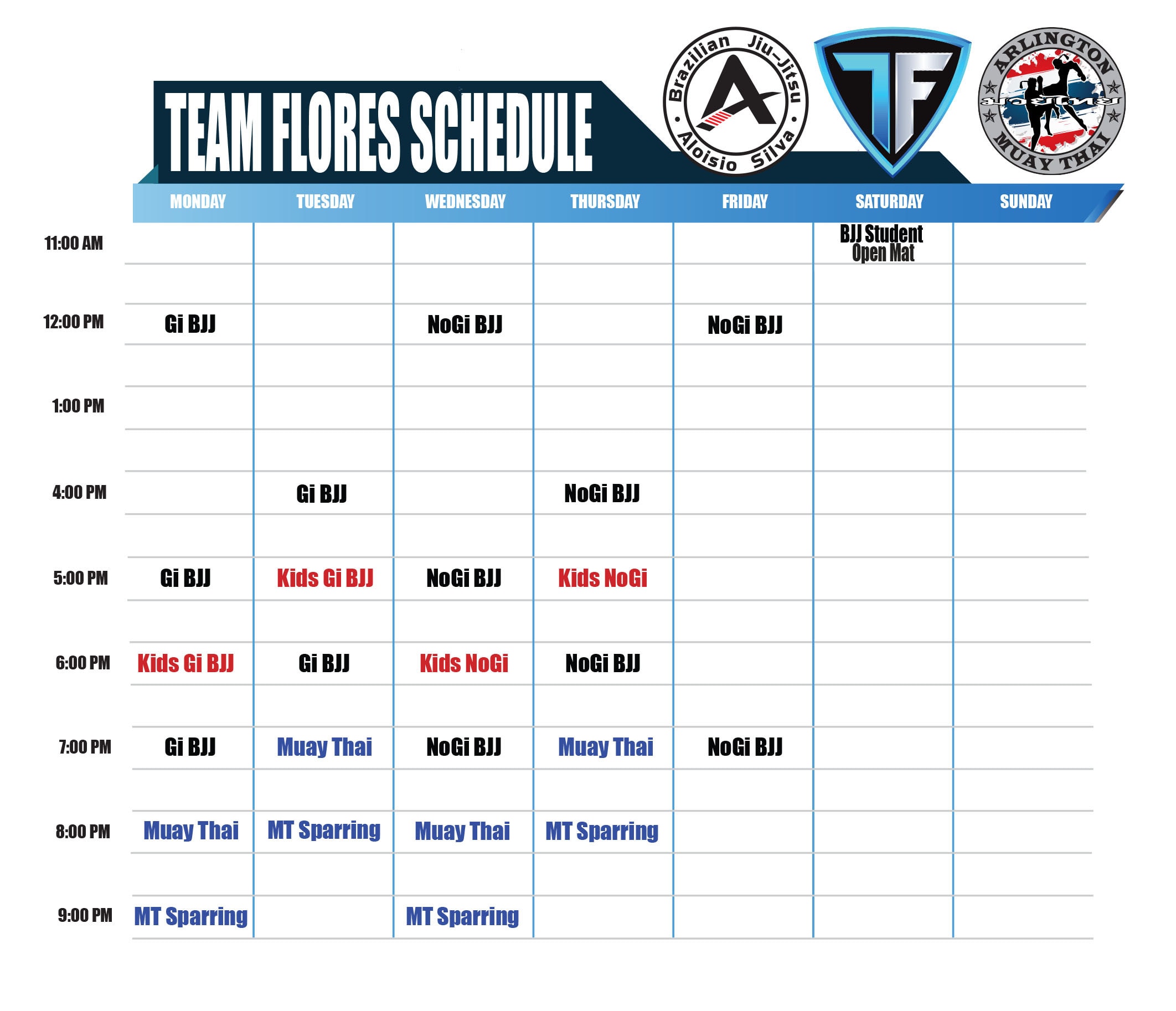 Aloisio Silva Brazilian Jiu-Jitsu Texas Schedule