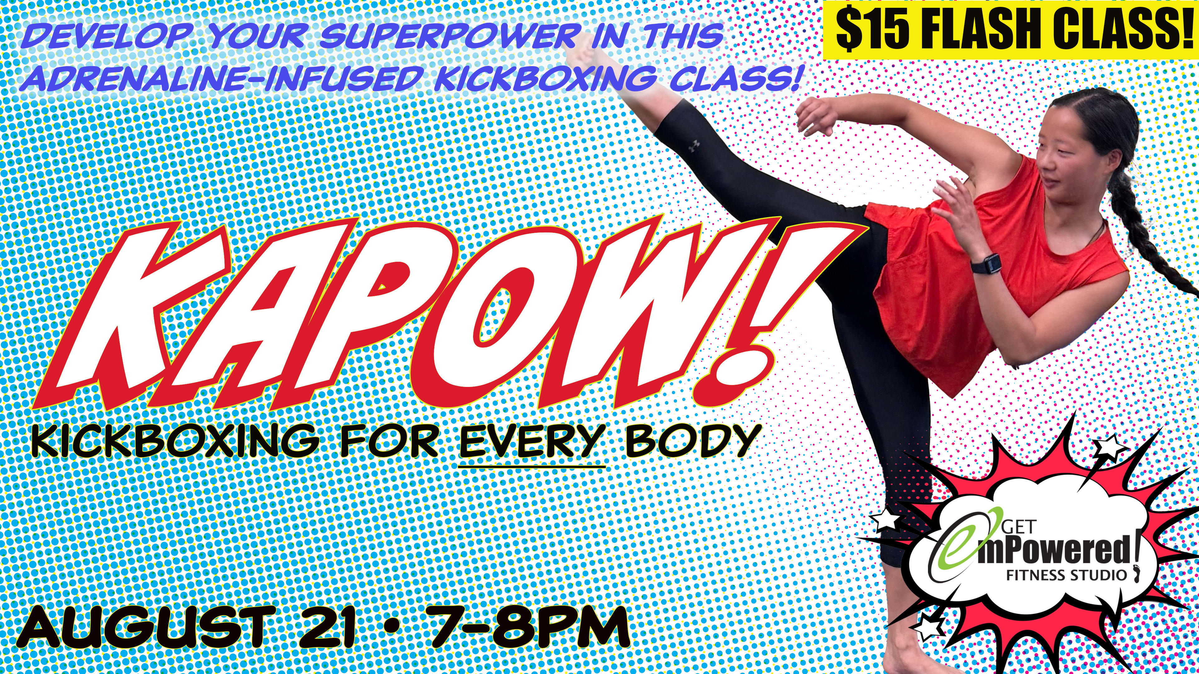 Kapow! Kickboxing Flash Class in Hudsonville