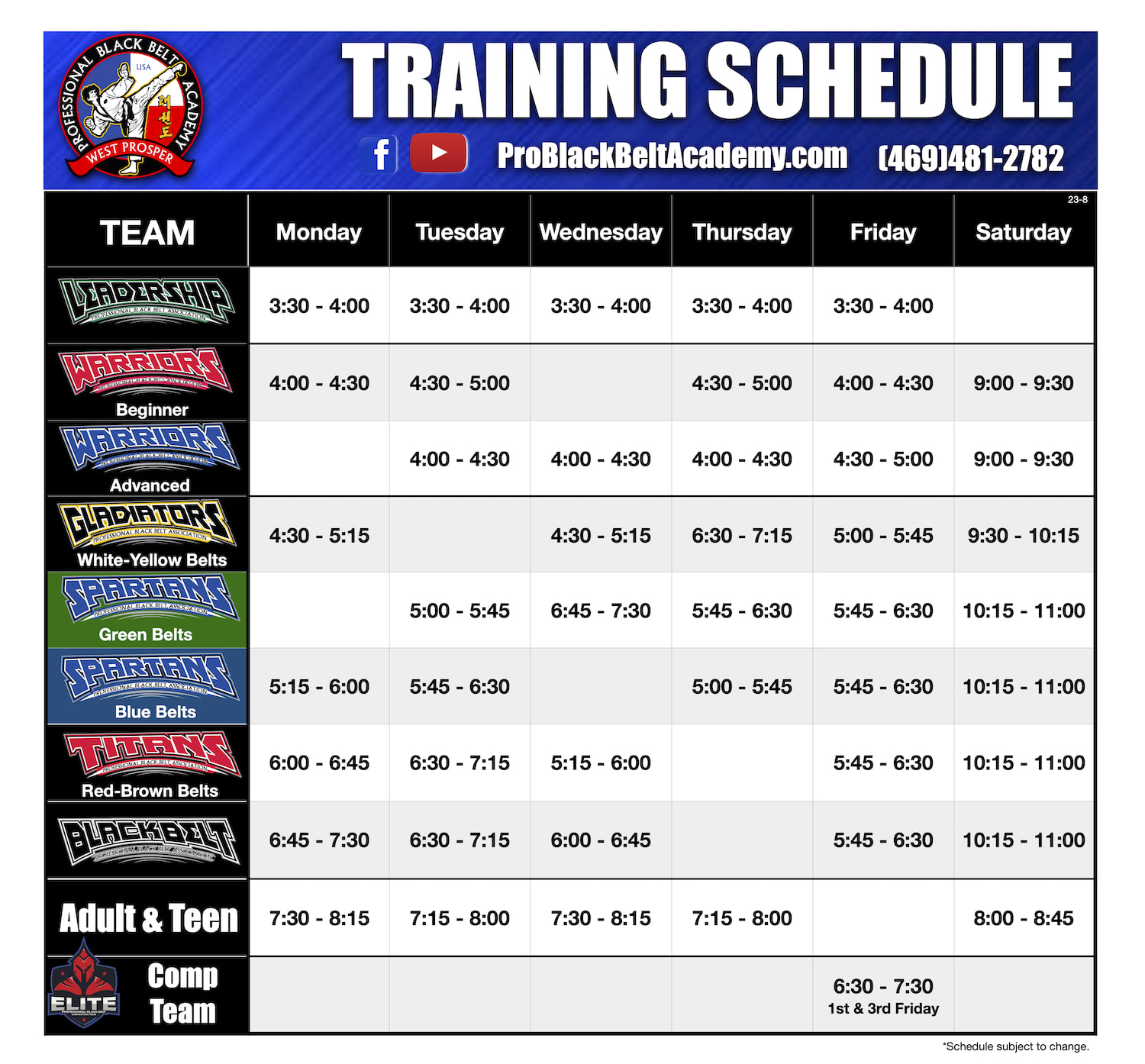 Kids Martial Arts near Prosper