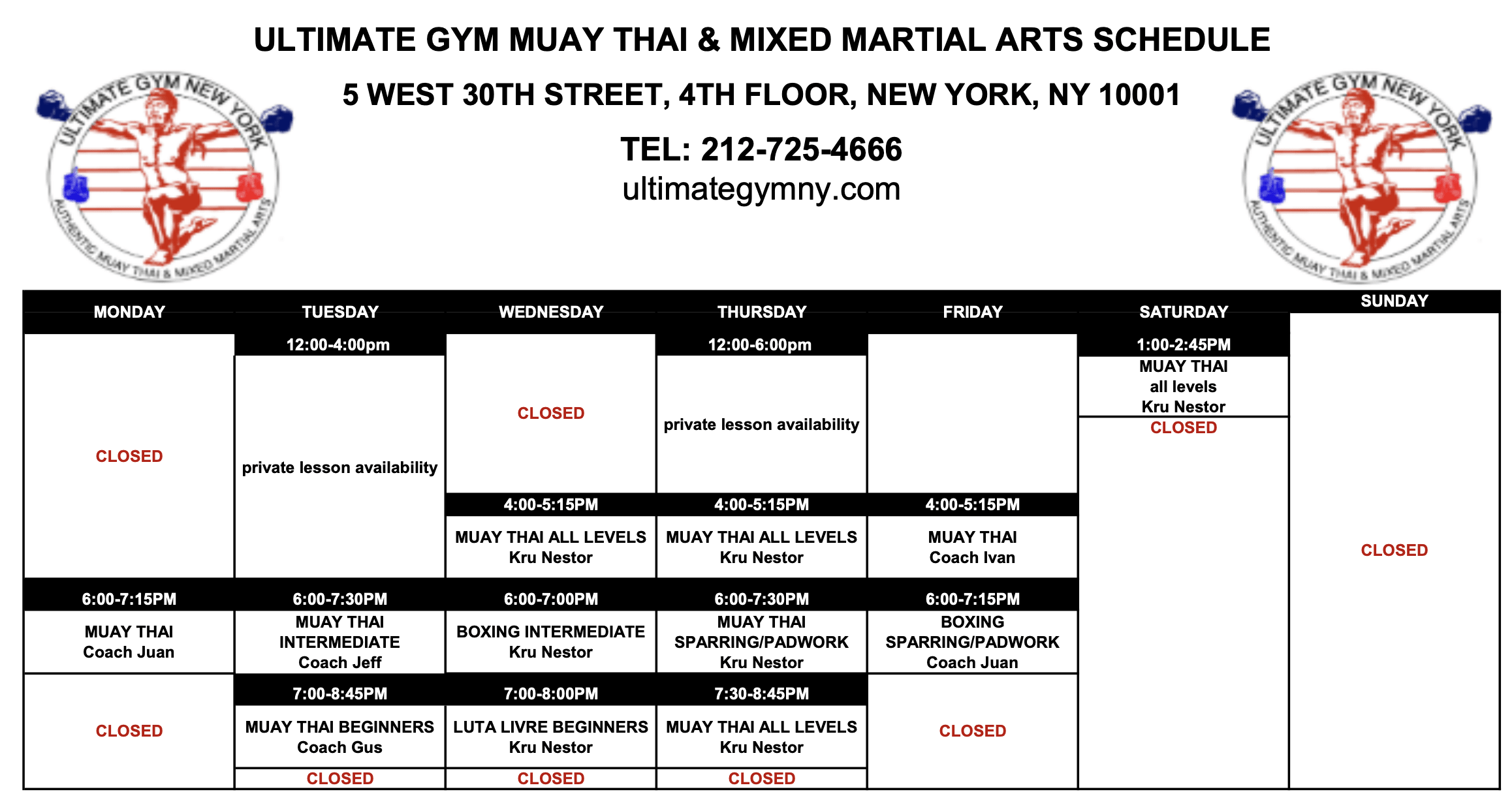 Muay Thai near New York