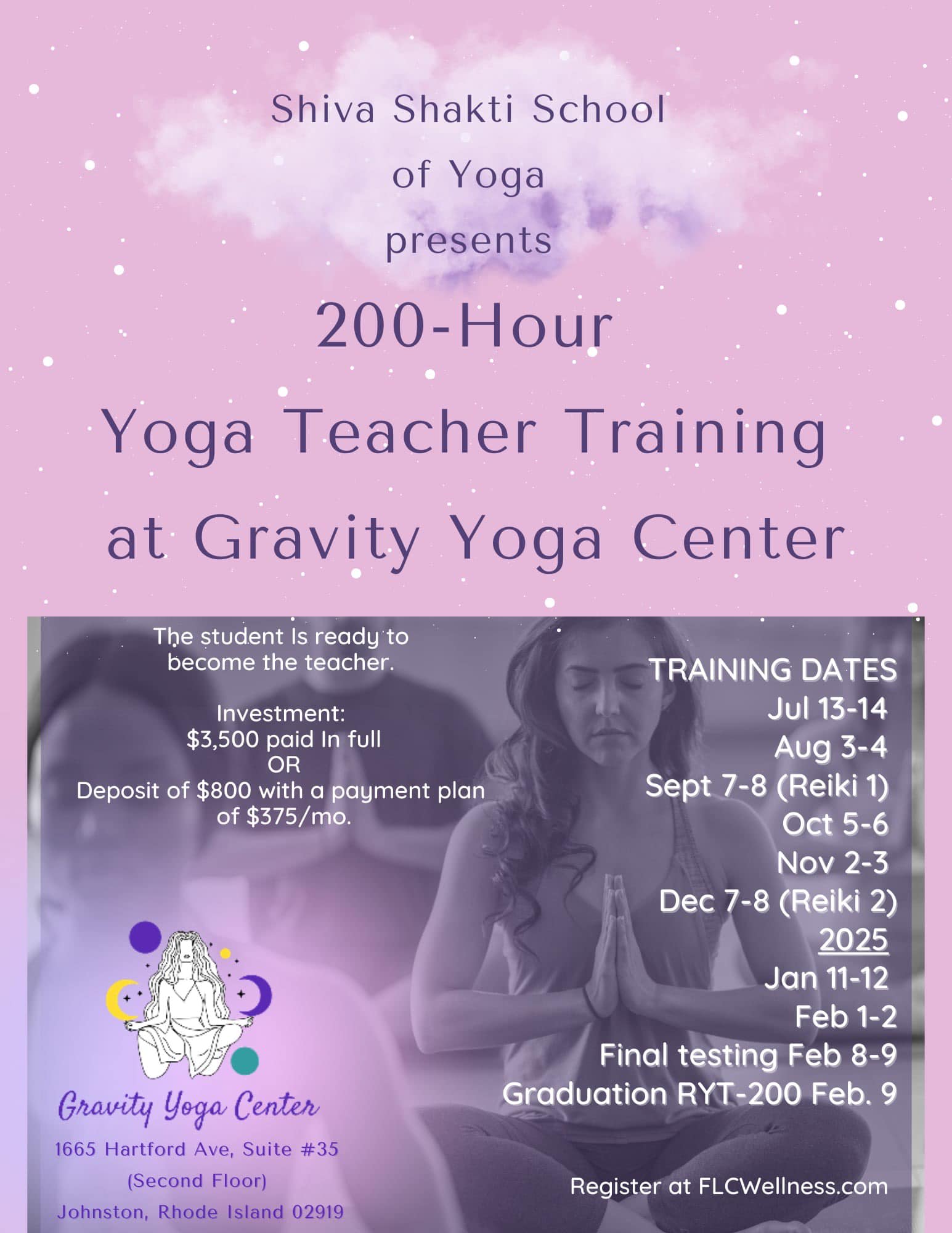 Yoga Teacher Training in Johnston