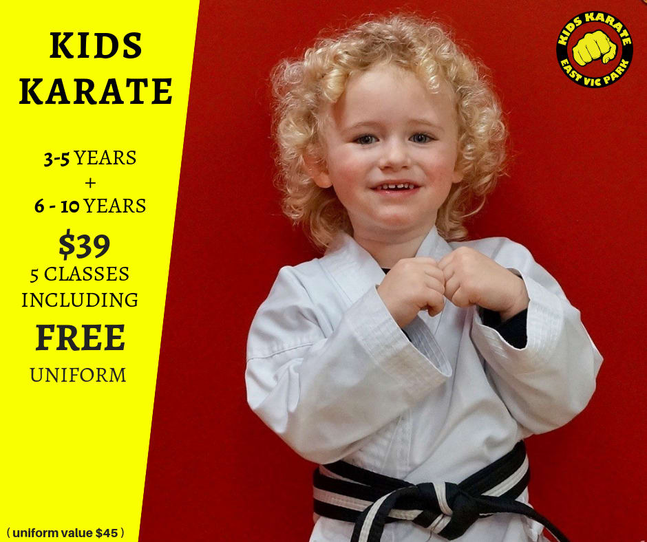 KIDS KARATE - BEGINNERS CLASSES STARTING NOW in East Victoria Park