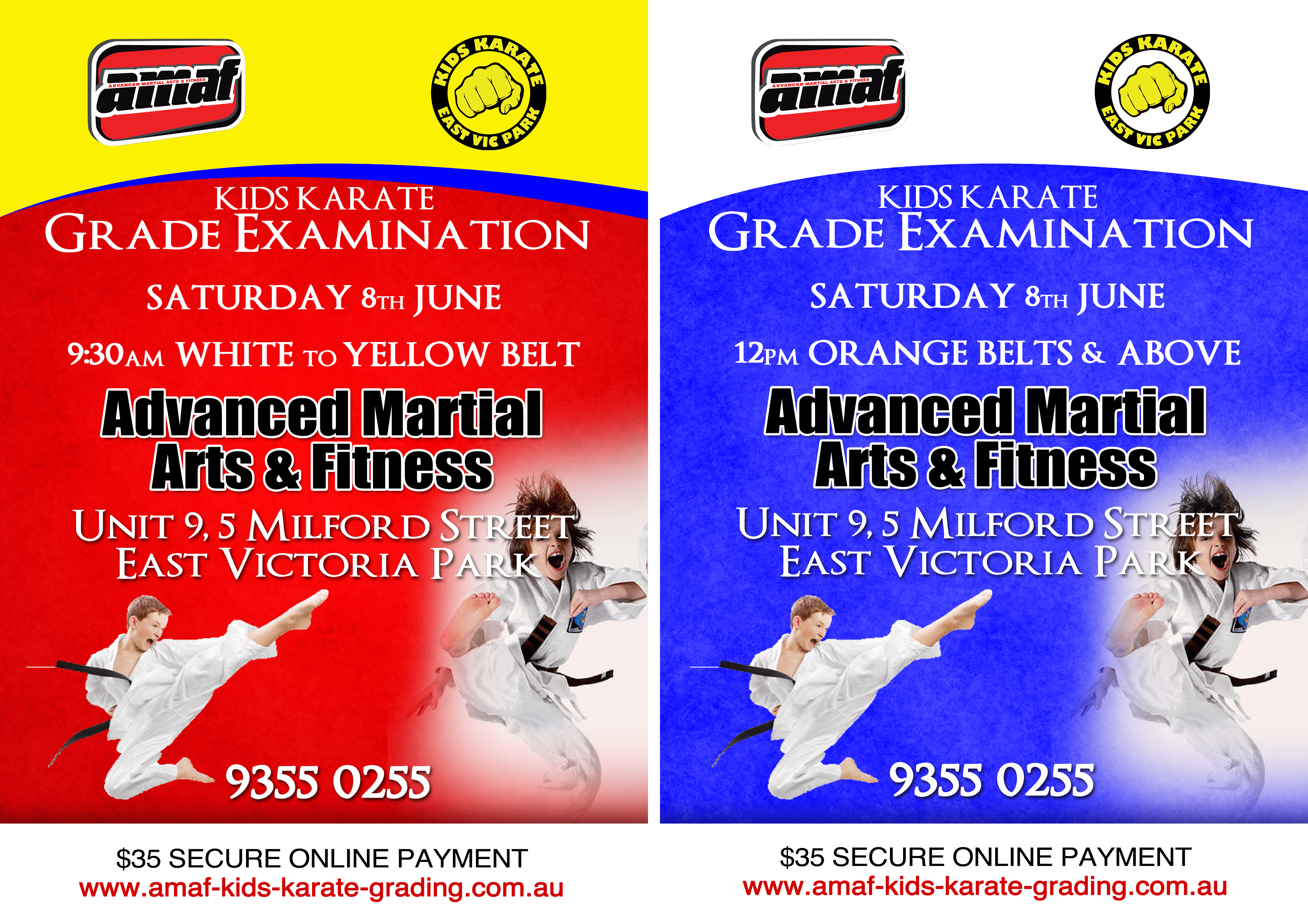 KIDS KARATE GRADE EXAMINATION in East Victoria Park - Advanced Martial Arts & Fitness