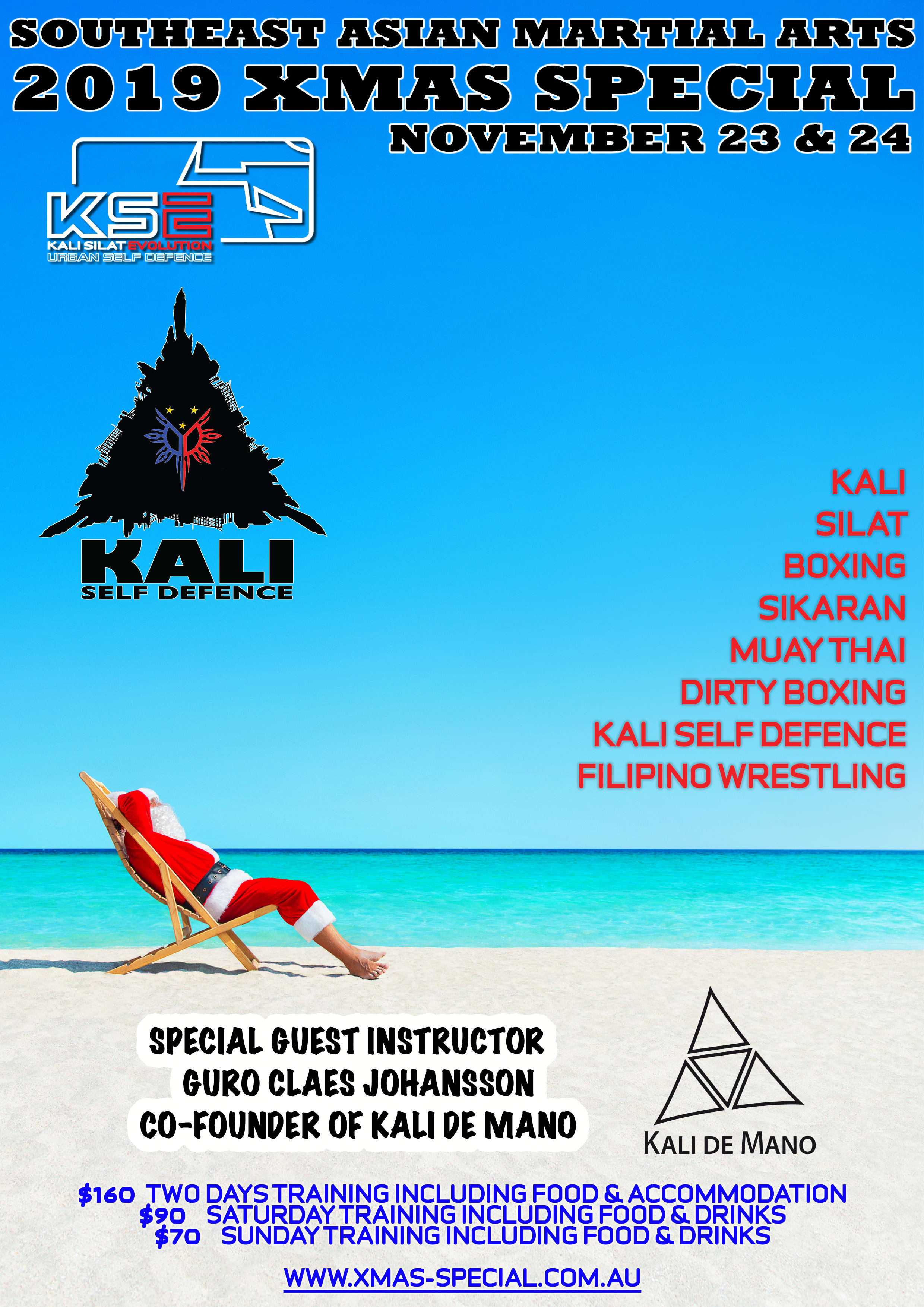 Southeast Asian Martial Arts - XMAS SPECIAL 2019 in East Victoria Park