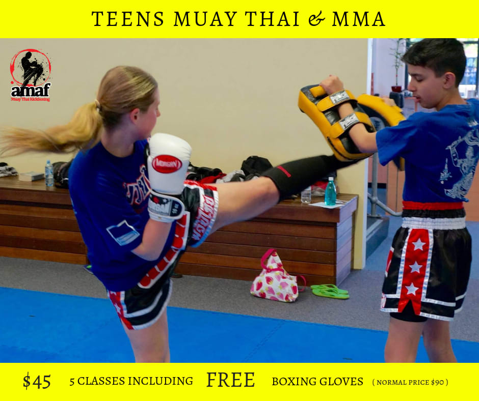 TEENS MUAY THAI & MMA CLASSES in East Victoria Park
