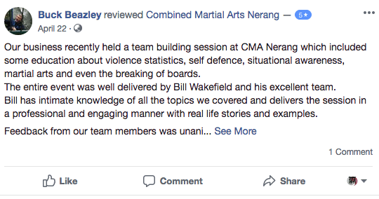 Combined Martial Arts Academy Nerang Bucke B.
