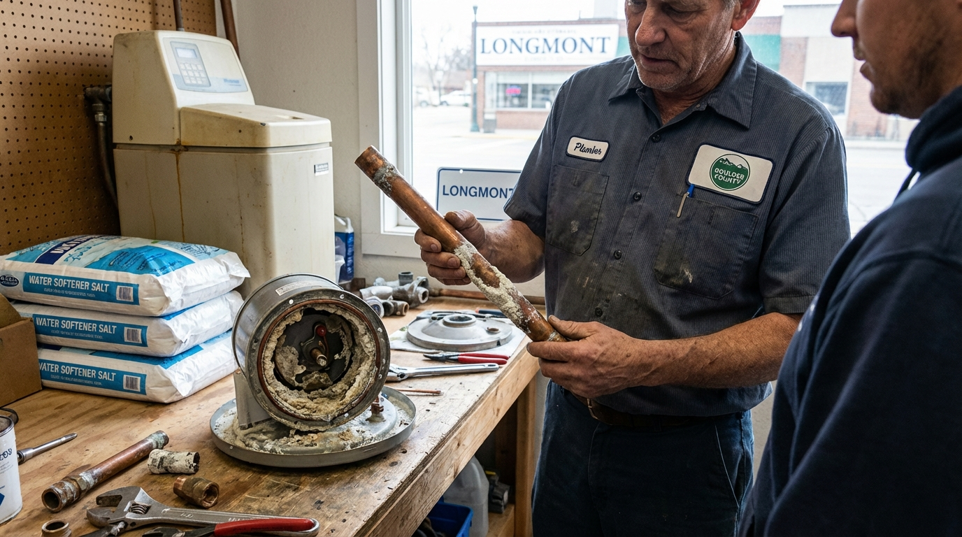How Hard Water Affects Longmont Plumbing Systems