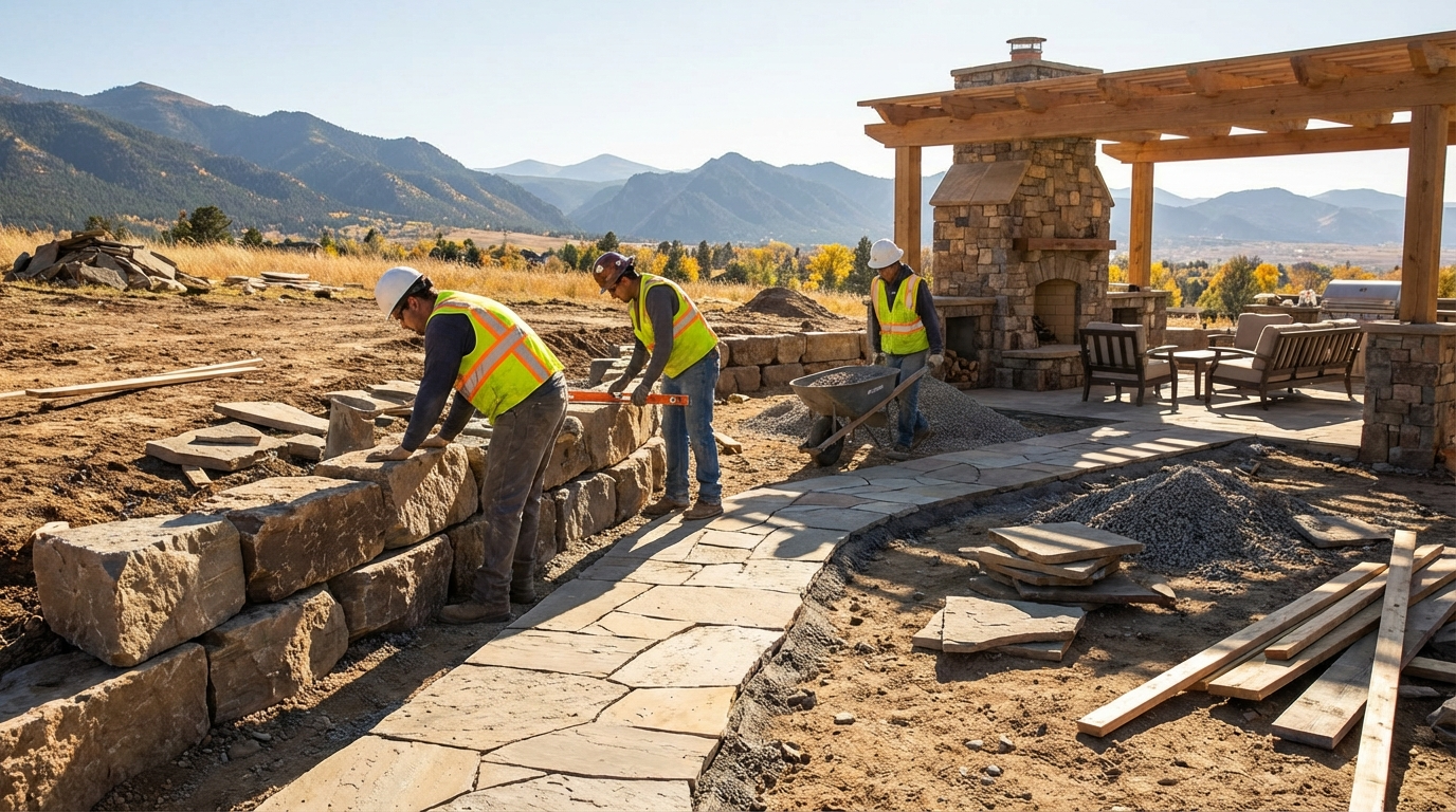 Hardscaping Essentials: Retaining Walls, Pathways, and Outdoor Rooms